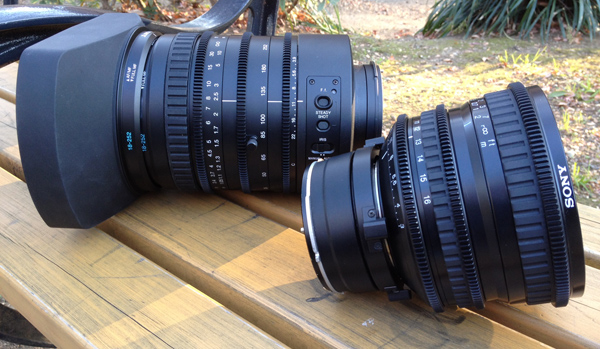Sony intros new lenses, issues updates and drops the F3 S-log 