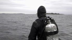 looking out from boat