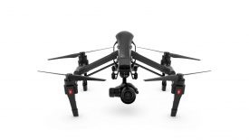 Inspire 1 Pro Black Edition front on ground