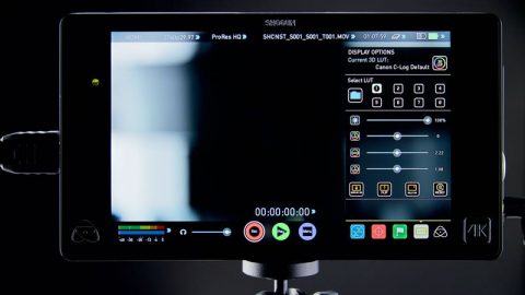 Atomos Shogun AtomOS 6point2 full screen LUTs web