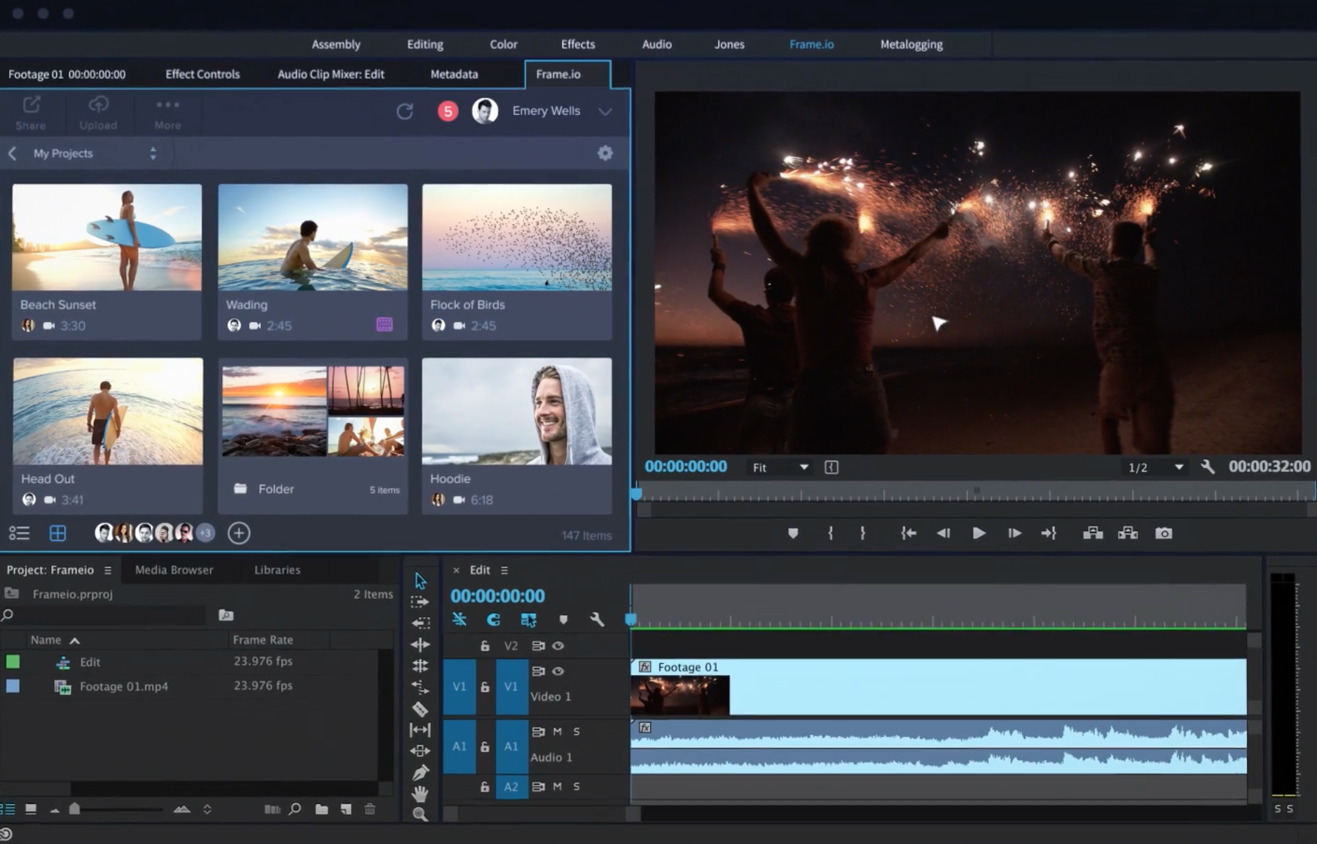 Frame.io to allow real-time collaboration within Adobe Premiere Pro ...