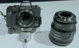 Canon EOS M5 with 35mm and EOS M to EF Adapter