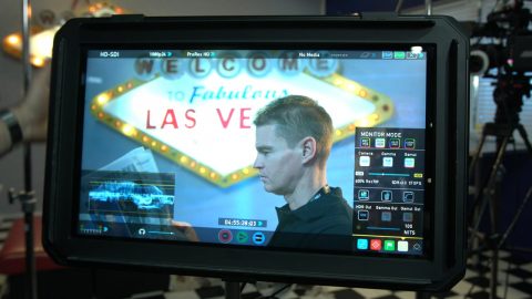 Atomos Sumo 19 HDR monitor Newsshooter at NAB 2017