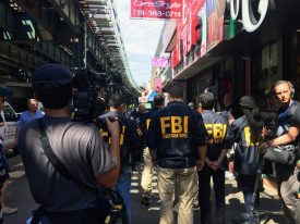 Crew filming Cyber arrest and search warrant Brighton Beach by Joe Van Ek