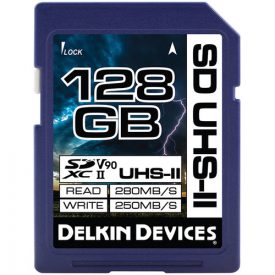 delkin devices 128gb cinema uhs ii sdxc