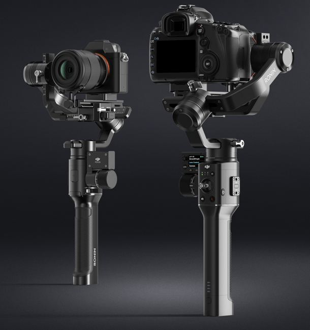 DJI's first stabilizer for hybrid cameras. The Ronin-S is released for USD $699 -