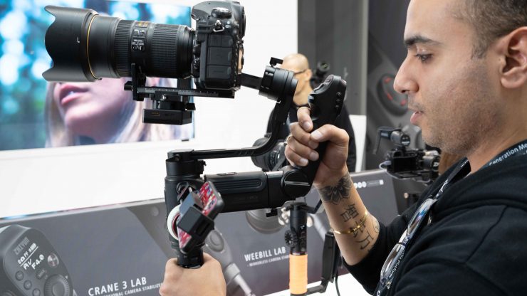 Zhiyun CRANE 3 LAB gimbal – IBC 2018 - Newsshooter