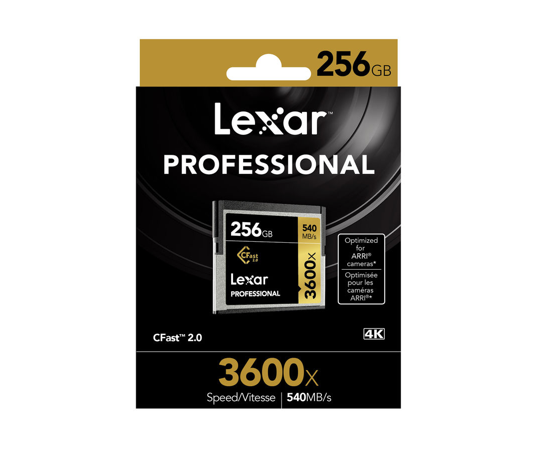 Lexar Professional 3600x CFast 2.0 Performance - Lexar