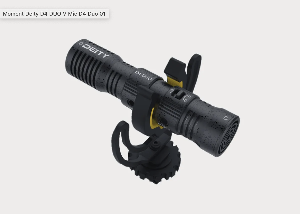 Deity V-Mic D4 DUO. Two mics in one - Newsshooter