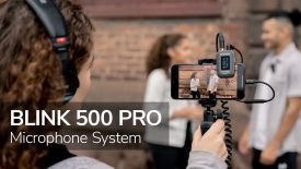 Saramonic Blink 500 Pro System Advanced Ultra Compact 2 4 GHz Clip On Wireless Microphone System