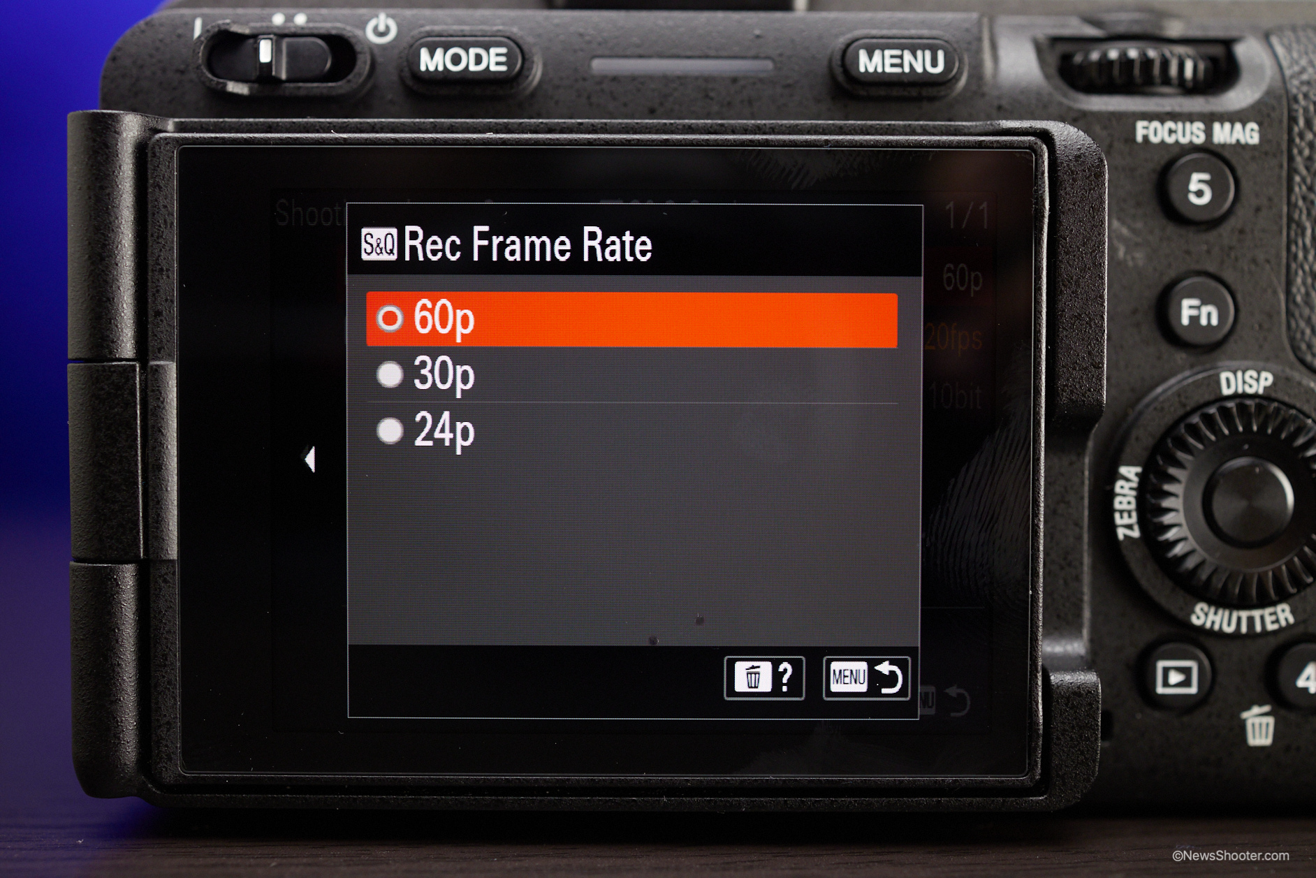 sony fx3 frame rates