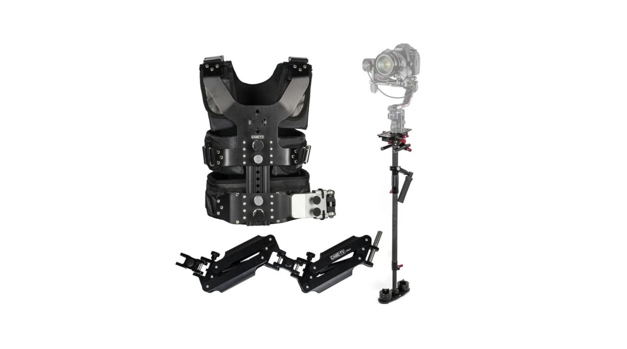 CAME-TV 2-8kg Load Pro Camera Video Stabilizer Kit - Newsshooter