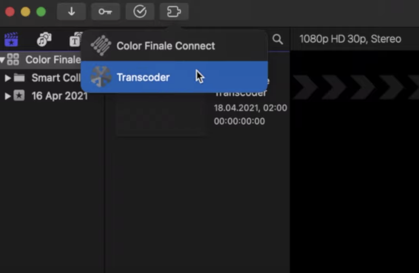 color finale transcoder