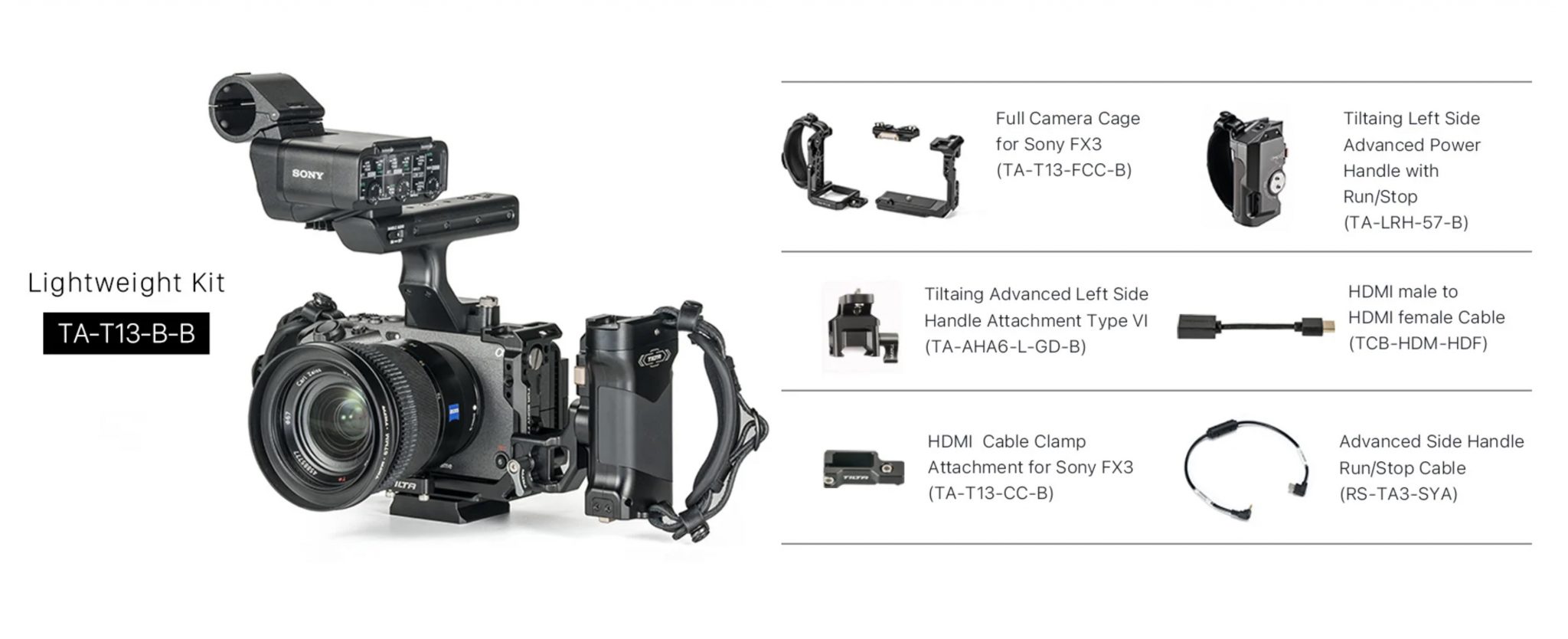 Tilta Camera Cages for the Sony FX3 - Newsshooter
