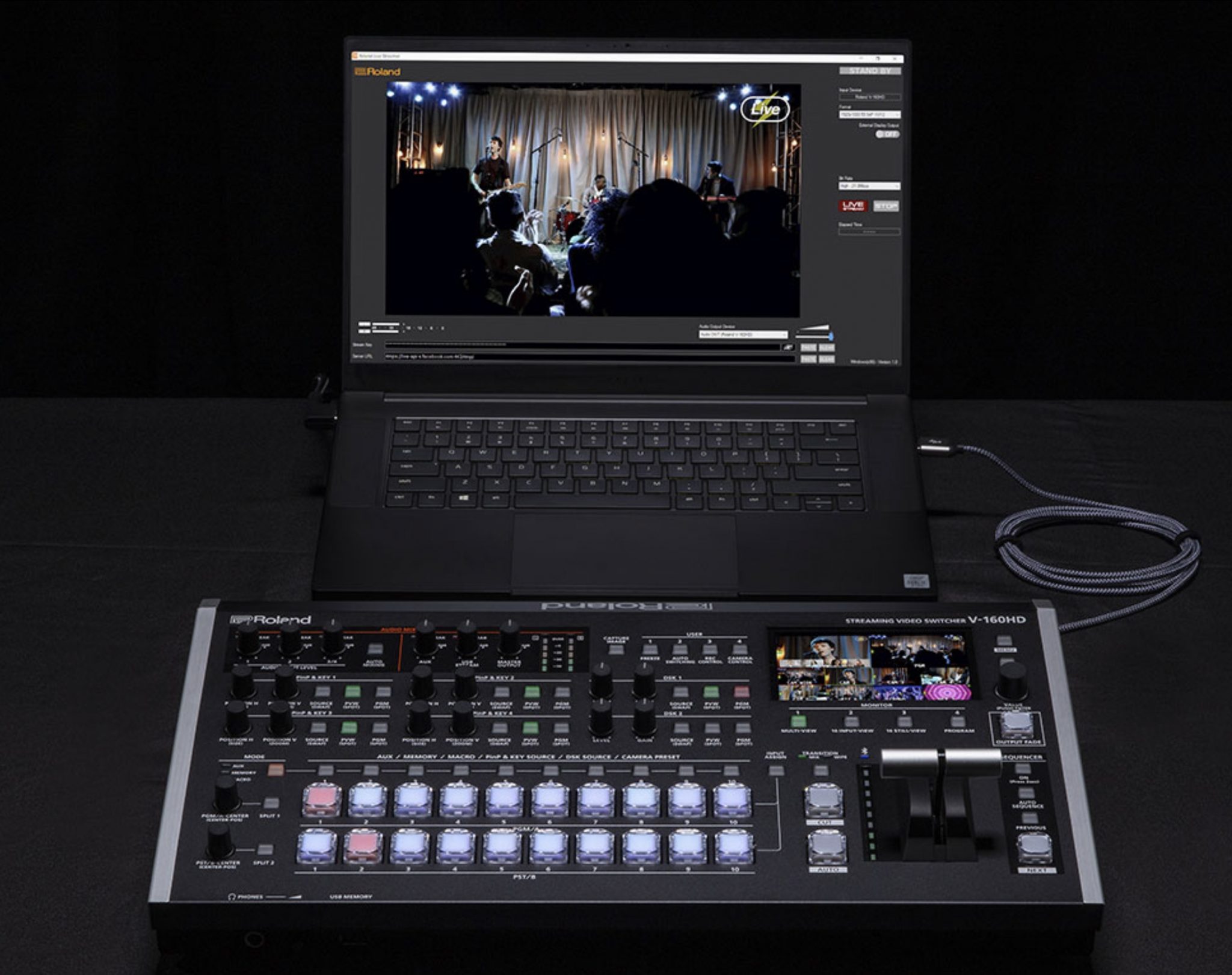 Roland V160HD Streaming Video Switcher Newsshooter