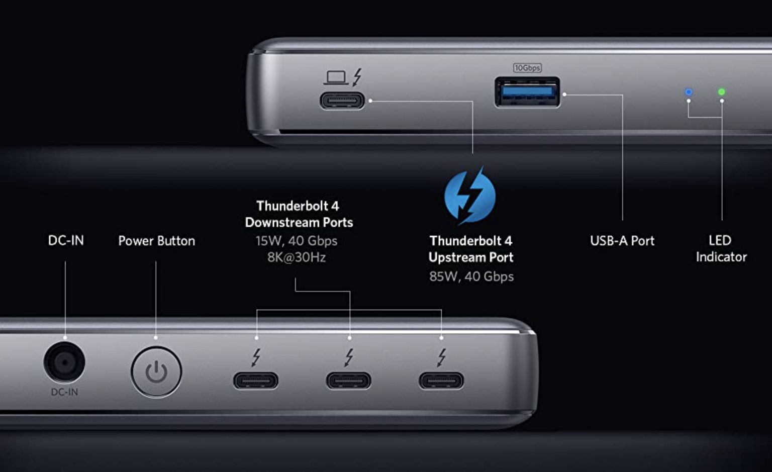 Anker PowerExpand 5-in-1 Thunderbolt 4の+semijoiasfelicita.com.br