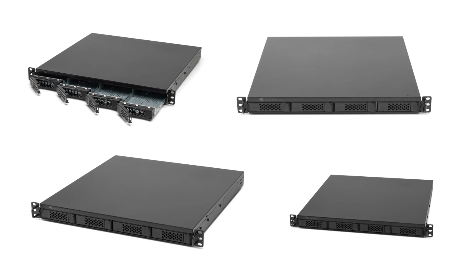 OWC Flex 1U4 4-Bay Thunderbolt Rackmount Storage & Docking Solution ...