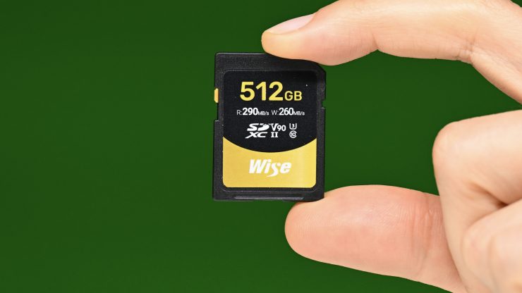 Wise 512GB V90 SDXC UHS-II Memory Card Review - Newsshooter