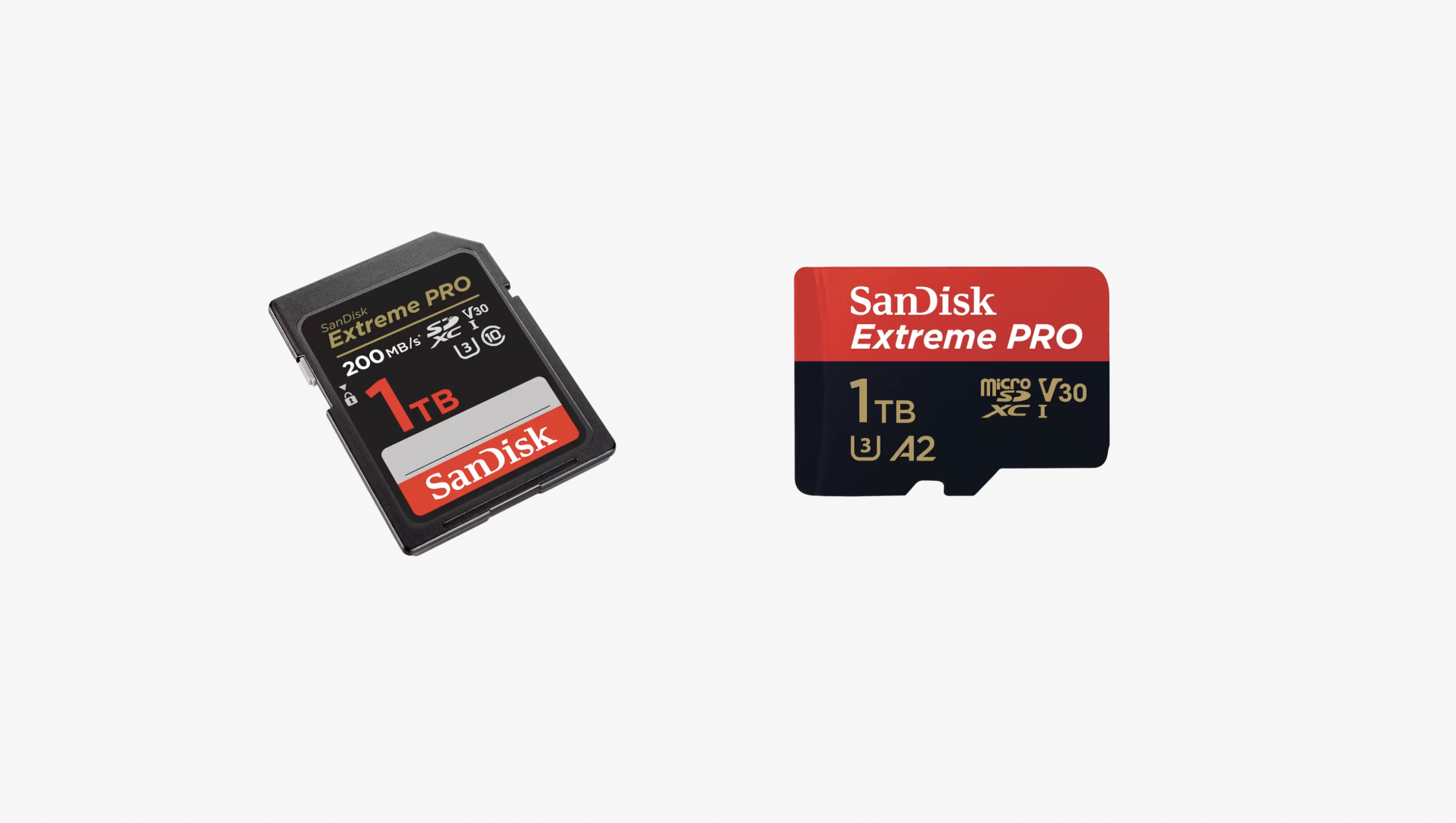 Sandisk Extreme vs Sandisk Extreme Pro vs  Micro SD card
