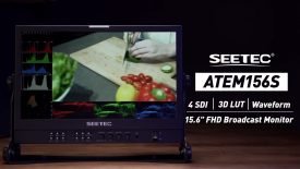 SEETEC ATEM156S 15 6 inch FHD Broadcast Director Monitor with 4 SDI 3D LUT and Waveform