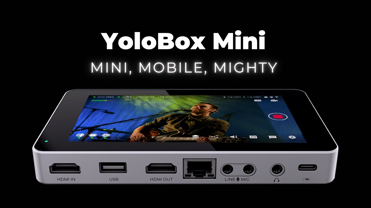 YoloBox Mini丨Ultra Portable All In One Live Streaming Encoder 