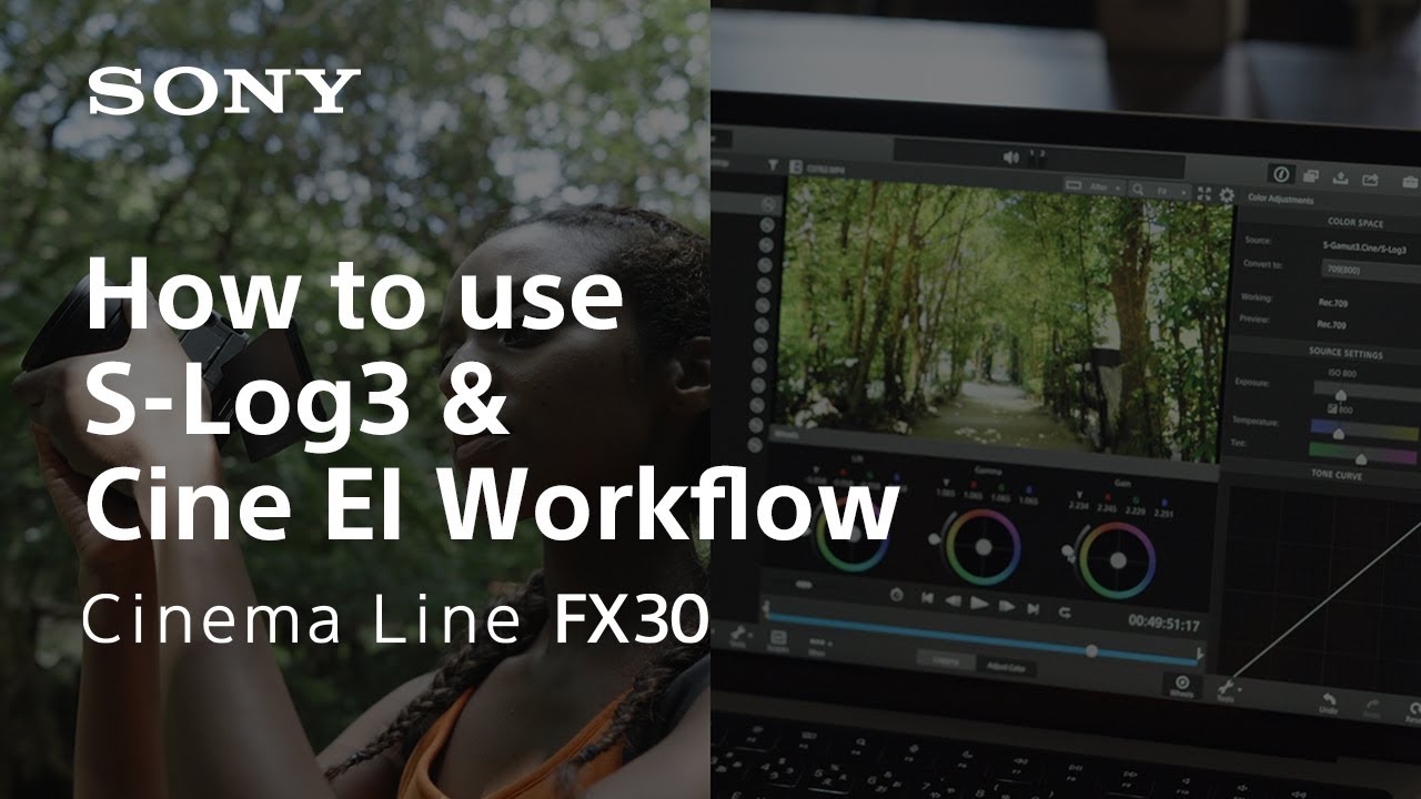 How to use SLog3 & Cine EI with the Sony FX30 Newsshooter