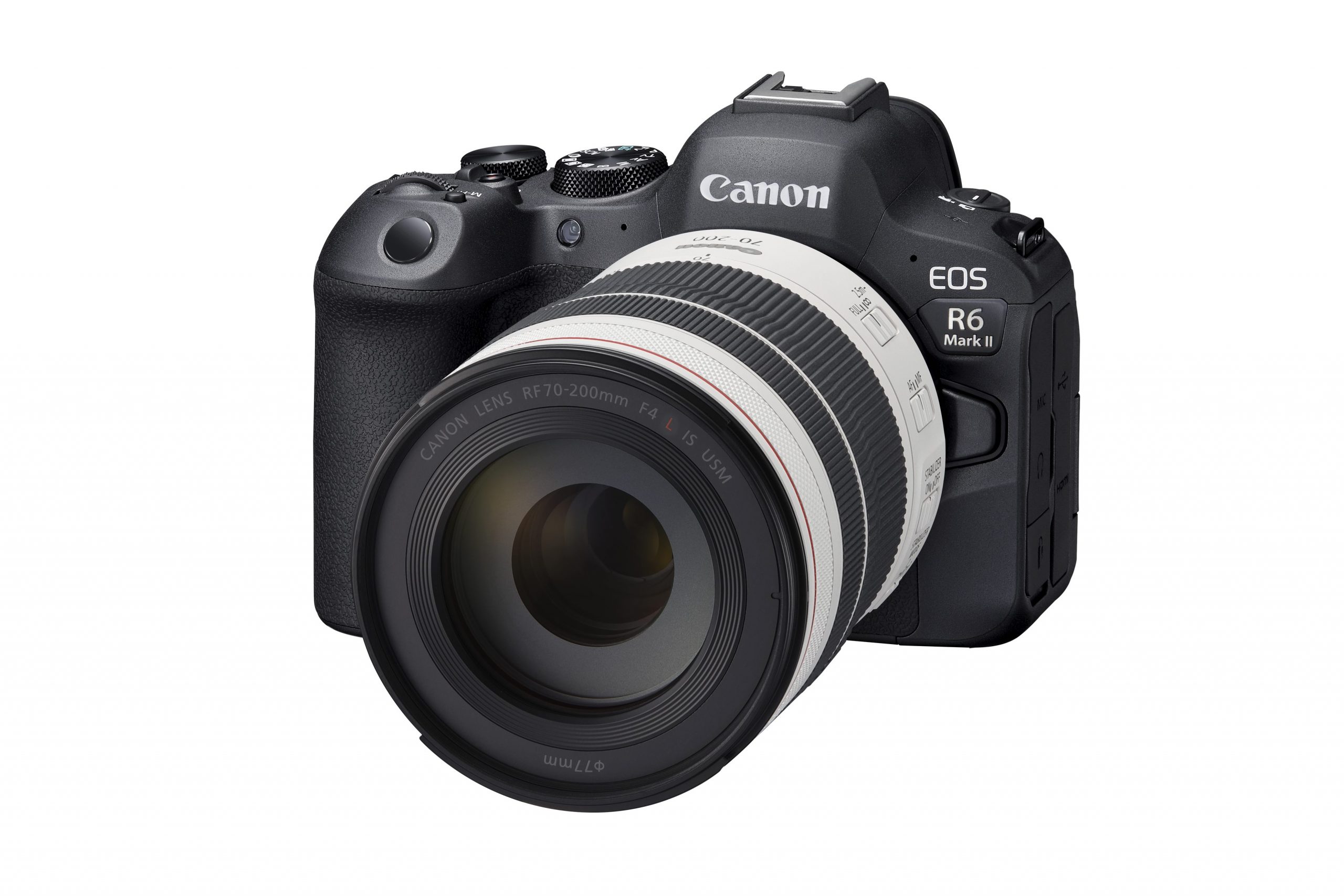 19 EOS R6 Mark II FrontSlantLeft RF70 200F4L - Newsshooter