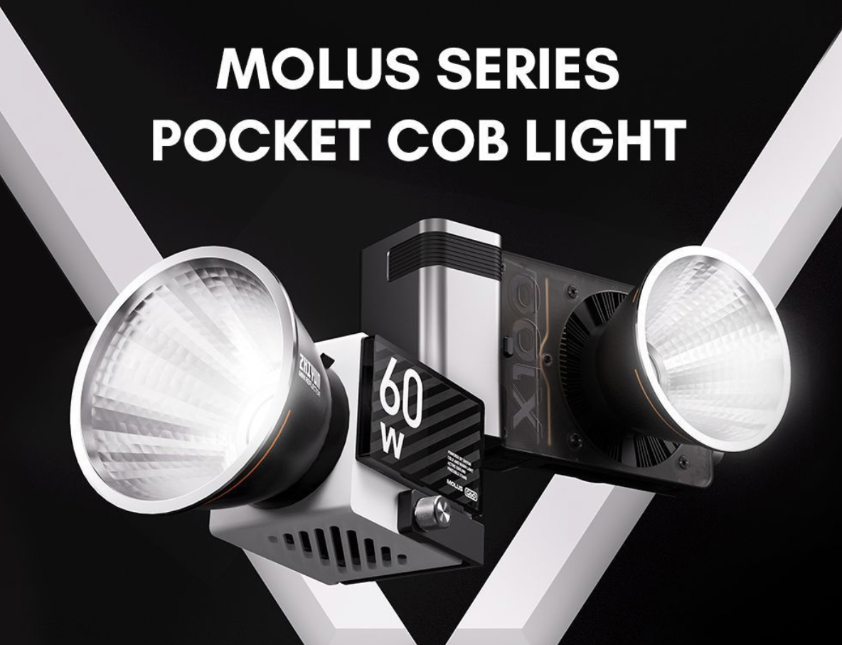 ZHIYUN MOLUS G60 & MOLUS X100 LED Lights Officially Announced 