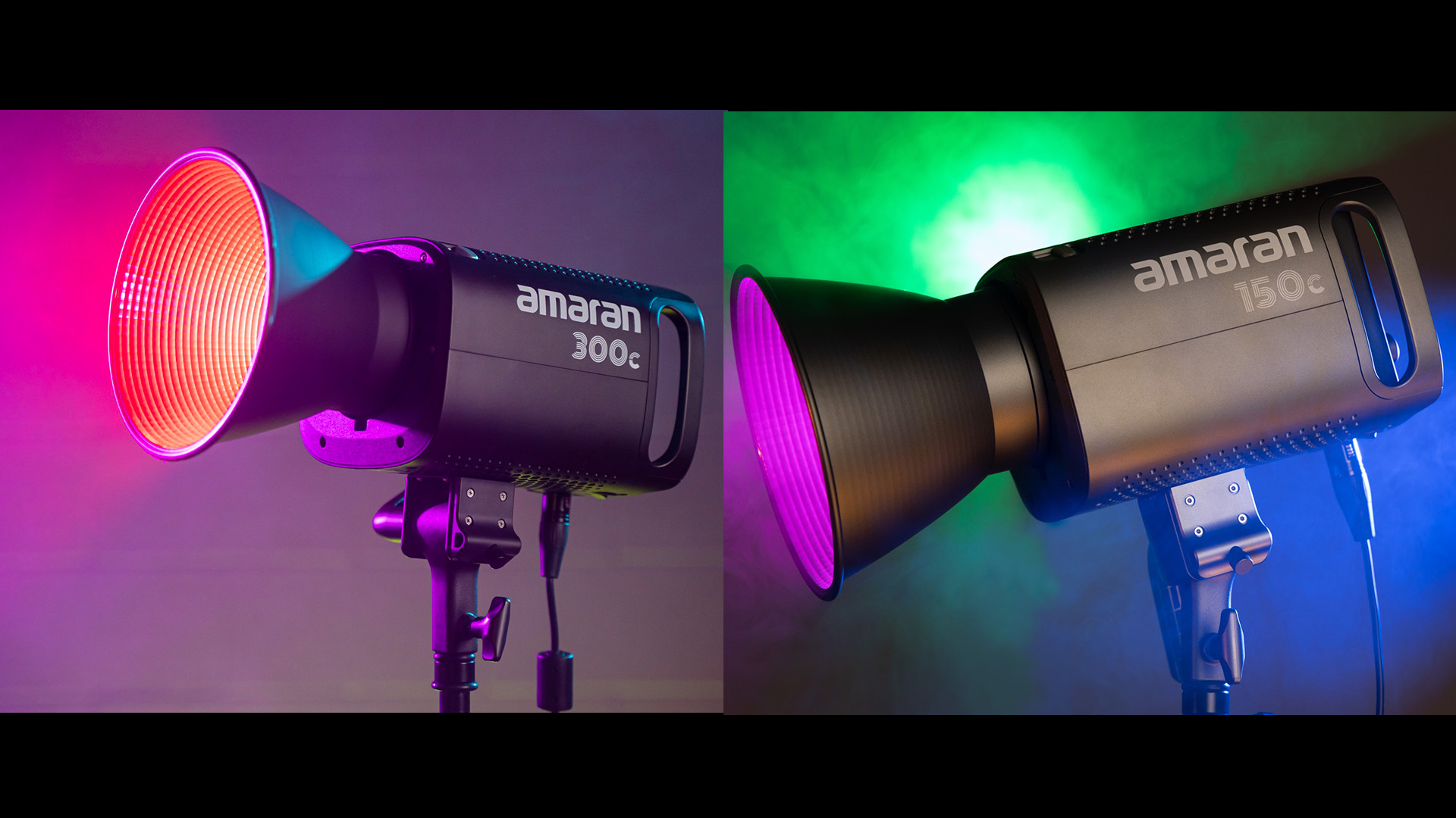 Amaran 300c 300W RGBWW Full-Color Bowens Mount LED Light