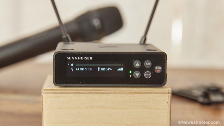 Sennheiser EW DP 835 front LCD