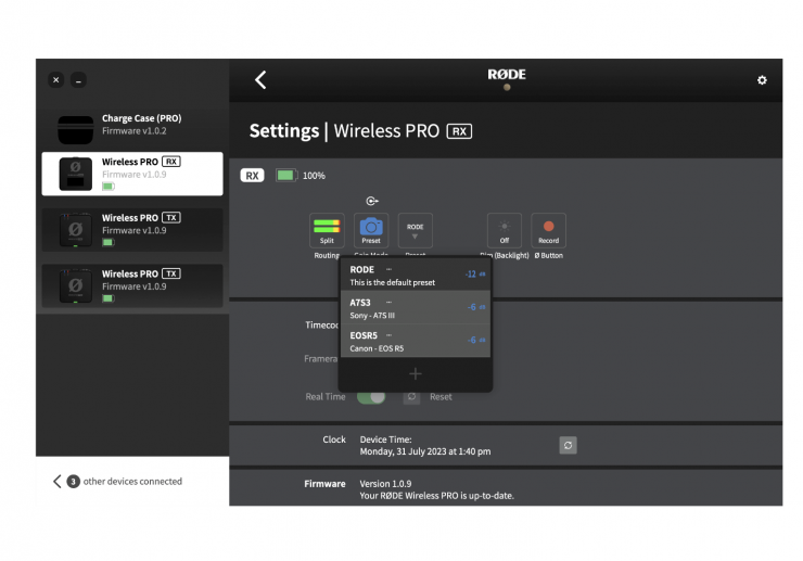 How to manually change the gain on the Wireless PRO – RØDE