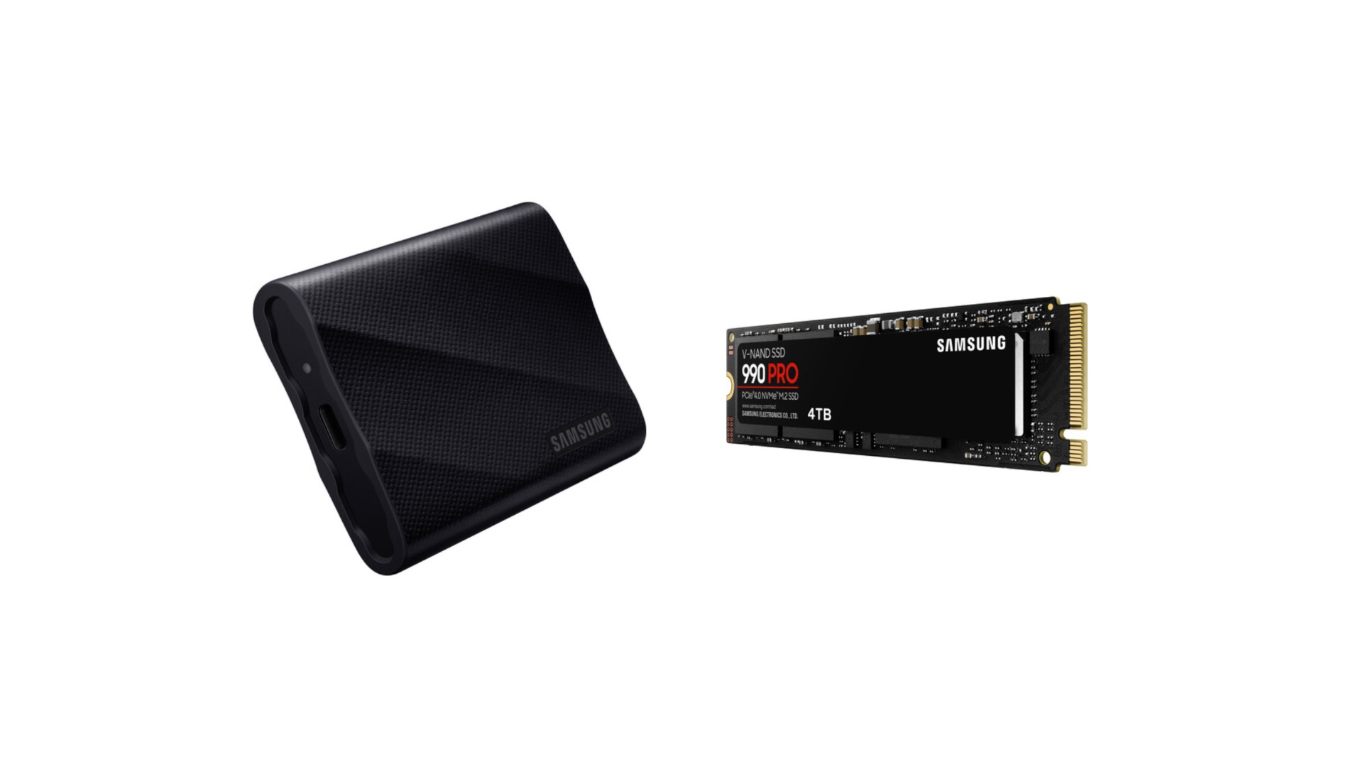 Samsung T9 Portable Portable SSDs & 4TB 990 PRO PCIe 4.0 M.2 SSD -  Newsshooter