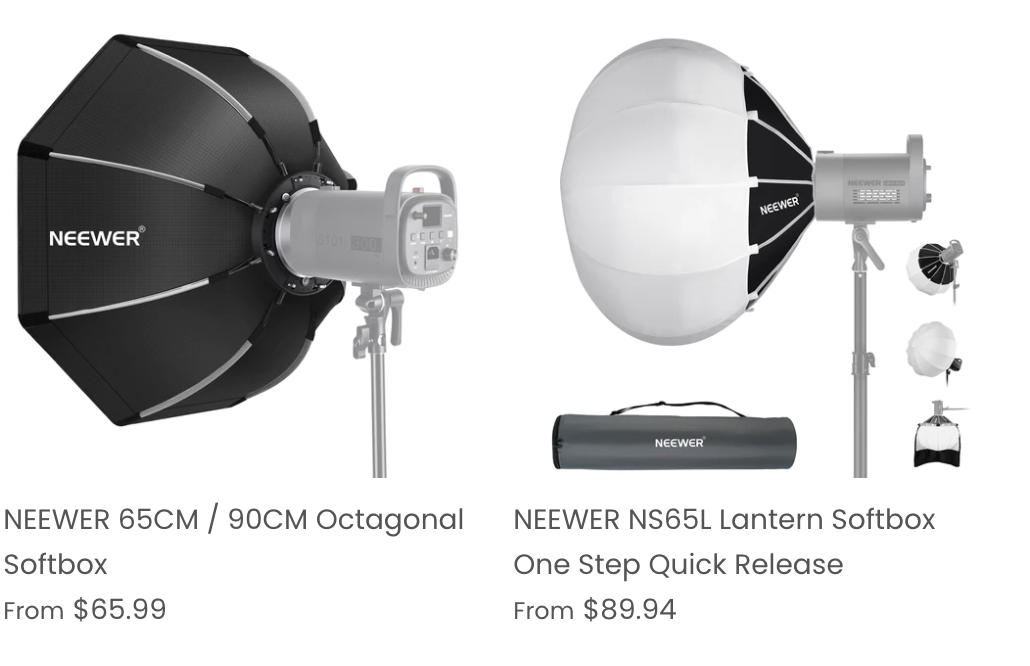 NEEWER 65CM / 90CM Octagonal Softbox