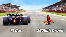 Worlds Fastest Camera Drone Vs F1 Car ft Max Verstappen