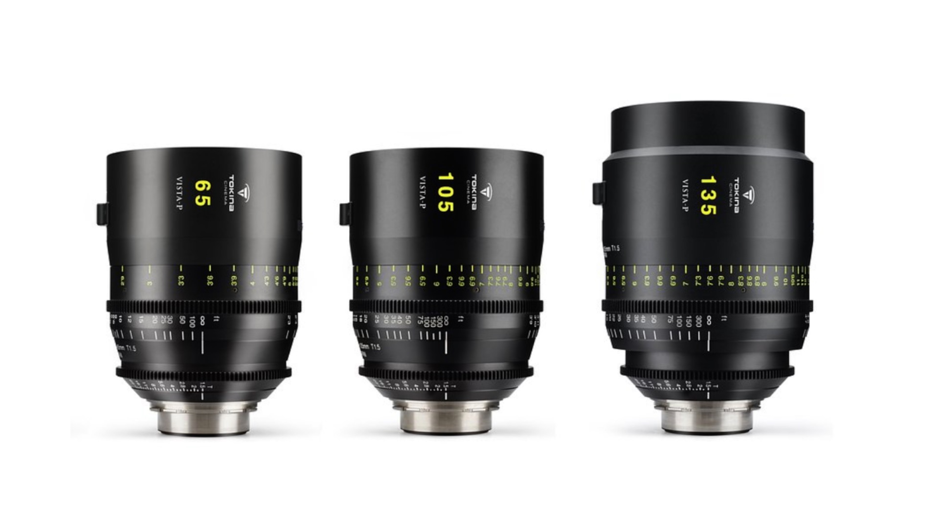 Tokina Cinema adds 40mm T1.5, 65mm T1.5, 105mm T1.5, & 135mm T1.5