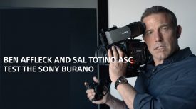 Ben Affleck Salvatore Totino ASC AIC take the Sony BURANO for a spin around LA