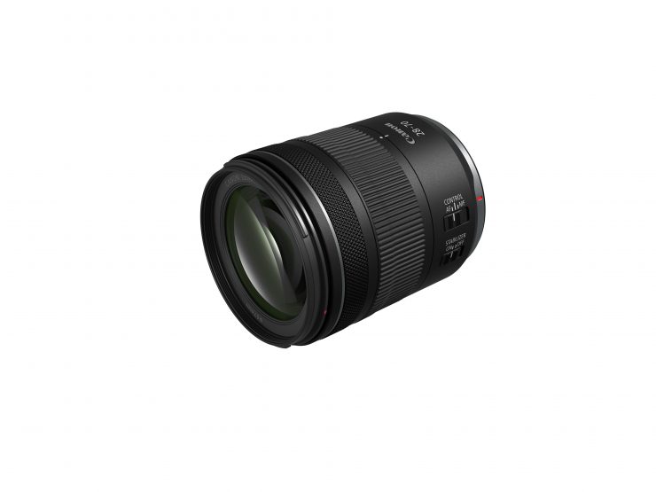 RF 28 70mm f2 8 IS STM Front Slant