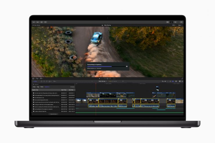 Apple Final Cut Pro 11 Transcibe to Captions