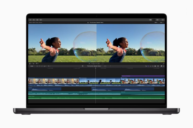 Apple Final Cut Pro 11 spatial video editing