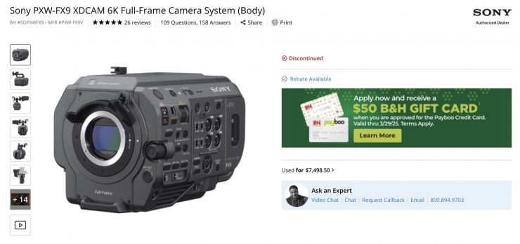 FX9 Discontinued