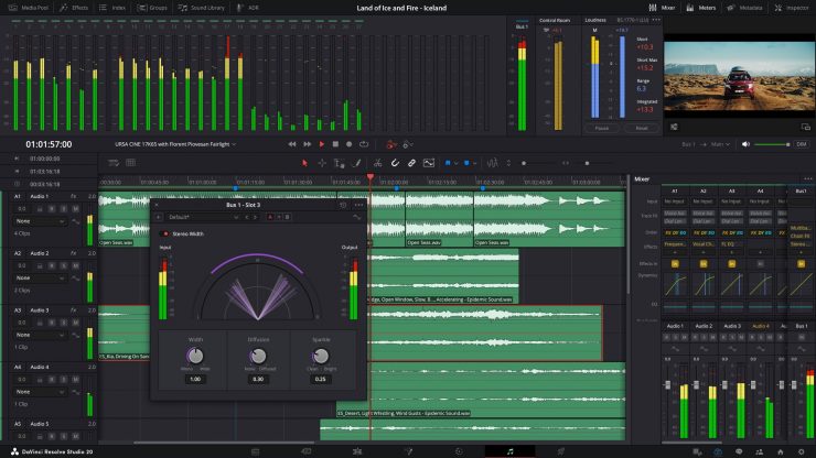 DaVinci Resolve 20 Fairlight