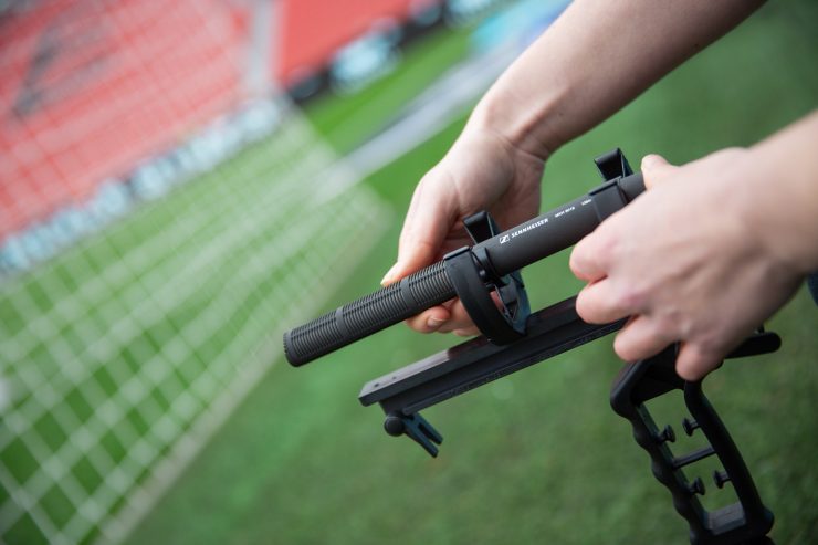 MKH 8018 Product Shot In Use Stadium 06